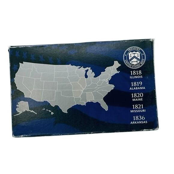 2003 US Mint State Quarters Proof Set Giftable American History Collection - Picture 6 of 9